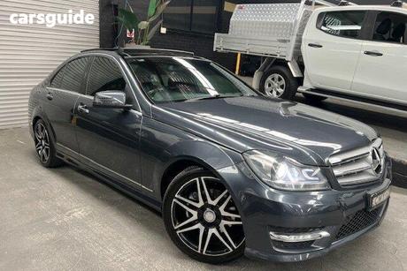 Grey 2013 Mercedes-Benz C250 Sedan Cdi Avantgarde Be