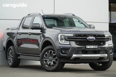 Grey 2025 Ford Ranger Double Cab Pick Up Wildtrak 2.0 (4X4)