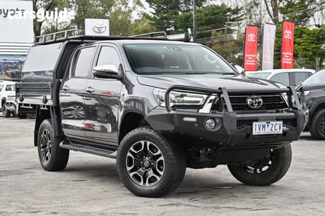 Grey 2022 Toyota Hilux Double Cab Chassis Sr5 (4X4)