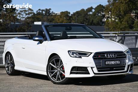 White 2016 Audi S3 Cabriolet 2.0 Tfsi S Tronic