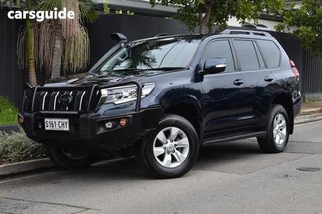 Black 2020 Toyota Landcruiser Prado Wagon Gxl Flat Tailgate