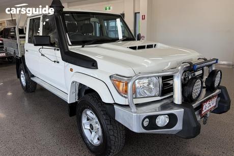 White 2022 Toyota Landcruiser Double Cab Chassis Lc79 Gxl