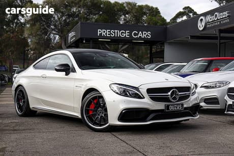 White 2018 Mercedes-Benz C63 Coupe S
