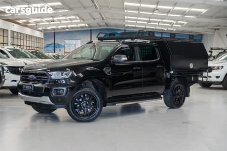 Black 2021 Ford Ranger Double Cab Pick Up Wildtrak 2.0 (4X4)
