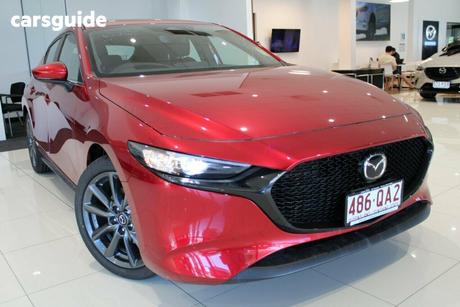 Red 2025 Mazda Mazda3 Hatchback G20 Evolve