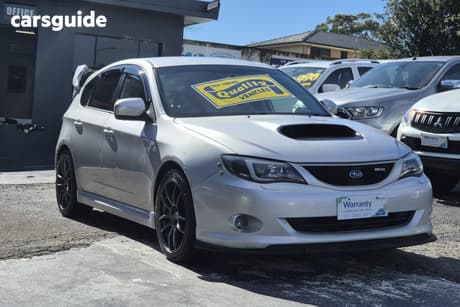 Silver 2009 Subaru Impreza Hatchback Wrx (Awd)