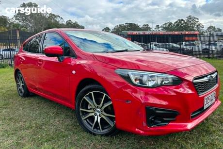 Red 2016 Subaru Impreza Hatchback 2.0I (Awd)