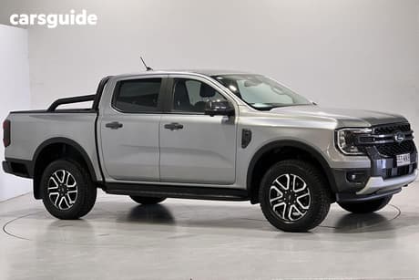 Silver 2025 Ford Ranger Double Cab Pick Up Sport 3.0 (4X4)