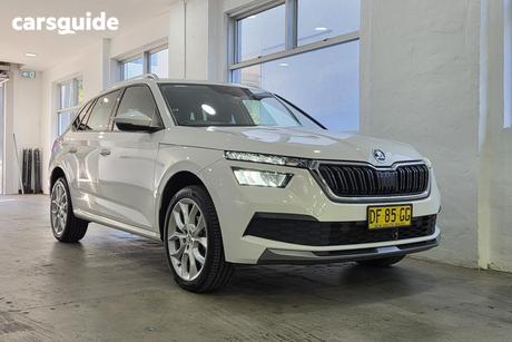 White 2022 Skoda Kamiq Wagon Ambition