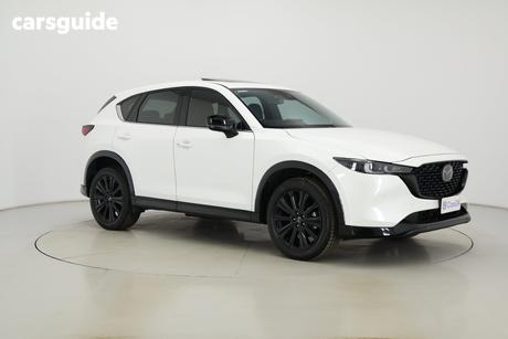 White 2022 Mazda CX-5 Wagon Gt Sp (Awd)