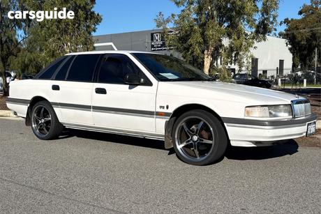 White 1993 Ford Fairlane Sedan Ghia