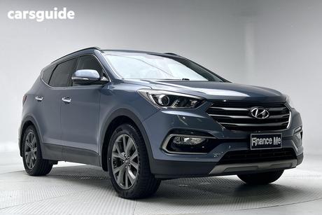 Blue 2016 Hyundai Santa FE Wagon 30 Special Edition