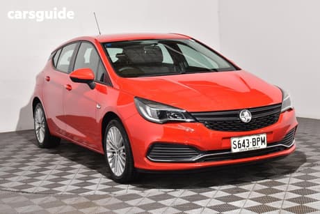 Red 2016 Holden Astra Hatchback R
