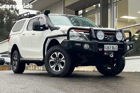 White 2016 Mazda BT-50 Dual Cab Utility Gt (4X4)