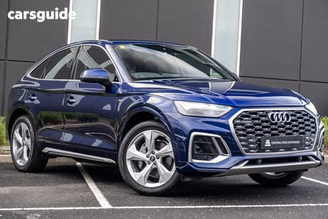 Blue 2024 Audi Q5 Sportback 40 Tdi Quattro S Line Mhev