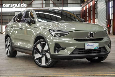 Green 2023 Volvo C40 Wagon Recharge Twin Pure Electric