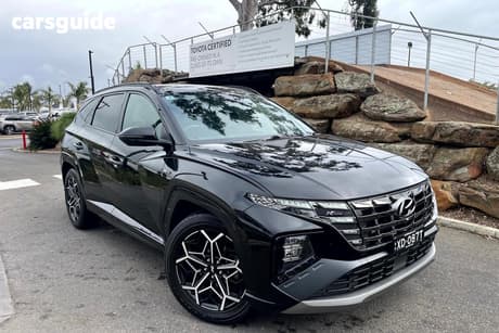 Black 2023 Hyundai Tucson Wagon Highlander (Awd)