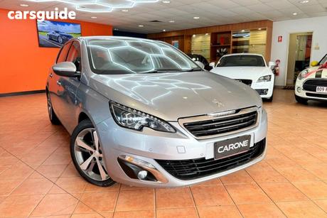 Grey 2015 Peugeot 308 Hatchback Allure Blue Hdi