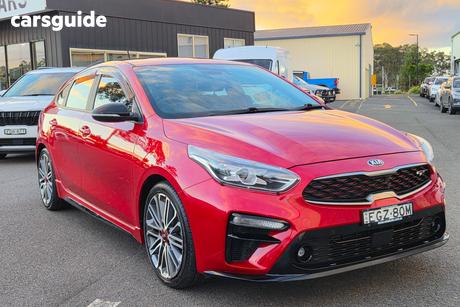 Red 2019 Kia Cerato Hatchback Gt Safety Pack