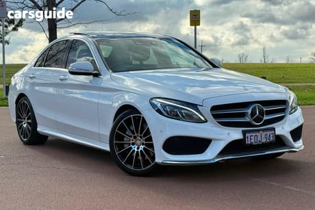 White 2014 Mercedes-Benz C250 Sedan