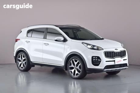 White 2018 Kia Sportage Wagon Gt-Line (Awd)