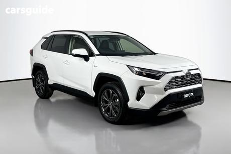 White 2025 Toyota RAV4 Wagon Gxl (Awd) Hybrid