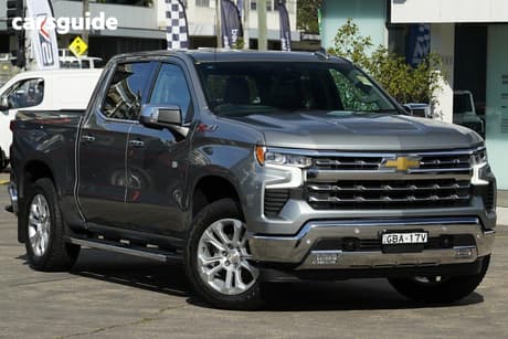 Grey 2025 Chevrolet Silverado Crew Cab Pickup 1500 Ltz Premium
