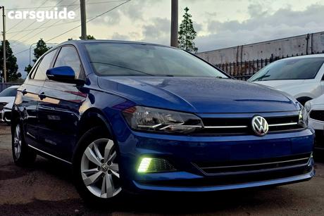 Blue 2019 Volkswagen Polo Hatchback 70 Tsi Trendline