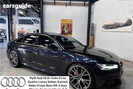Blue 2017 Audi A6 Sedan 3.0 Tdi Biturbo Quattro