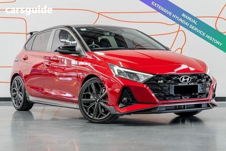 Red 2021 Hyundai I20 Hatchback N