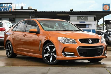Orange 2017 Holden Commodore Sedan Sv6