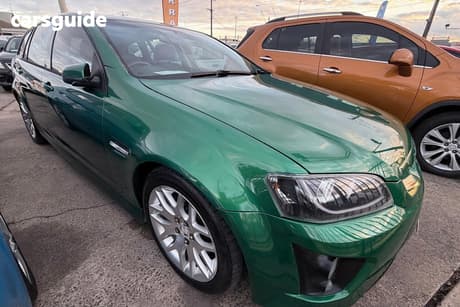 Green 2009 Holden Commodore Sportswagon Sv6