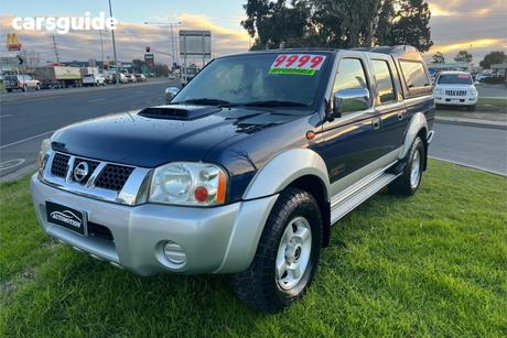 Blue 2009 Nissan Navara Dual Cab Pick-up St-R (4X4)