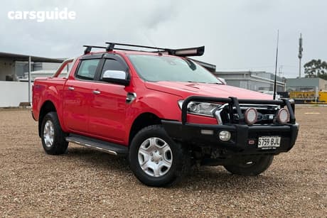 Red 2016 Ford Ranger Dual Cab Utility Xlt 3.2 (4X4)