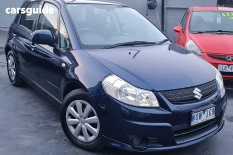 Blue 2008 Suzuki SX4 Hatchback