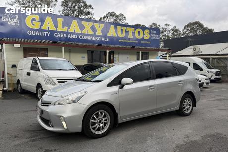 Silver 2012 Toyota Prius V Wagon Hybrid