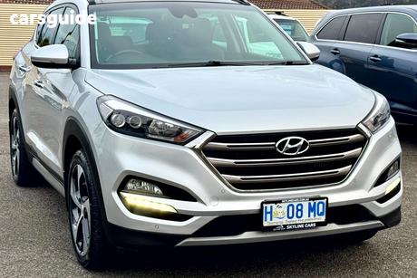 Silver 2017 Hyundai Tucson Wagon Highlander R-Series (Awd)