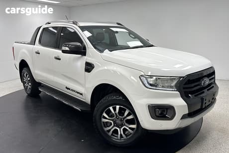 White 2019 Ford Ranger Double Cab Pick Up Wildtrak 2.0 (4X4)
