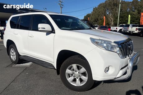 White 2013 Toyota Landcruiser Prado Wagon Gxl (4X4)