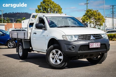 White 2013 Mitsubishi Triton Cab Chassis Gl