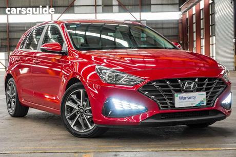 Red 2021 Hyundai I30 Hatchback Elite