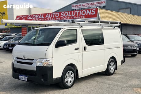 White 2017 Toyota HiAce Van Lwb