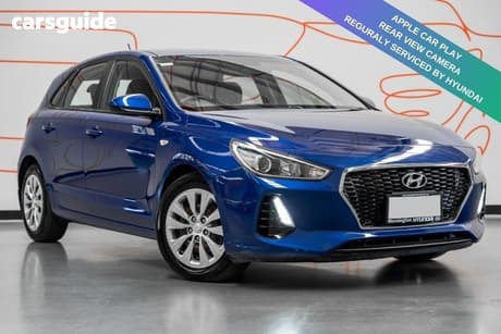 Blue 2019 Hyundai I30 Hatchback Go