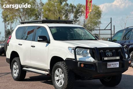White 2017 Toyota Landcruiser Prado Wagon Gxl (4X4)