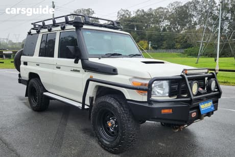 White 2016 Toyota Landcruiser Wagon Workmate (4X4)