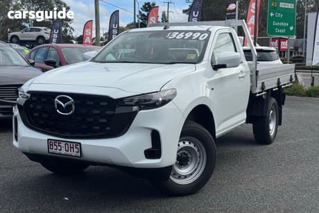White 2025 Mazda BT-50 Cab Chassis Xs (4X2)