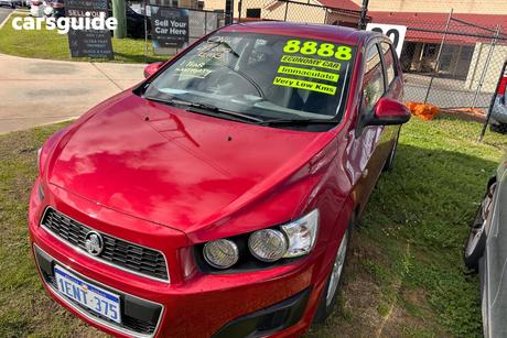 Red 2014 Holden Barina Hatchback Cd