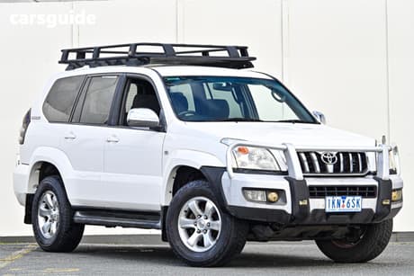 White 2008 Toyota Landcruiser Prado Wagon Gxl (4X4)