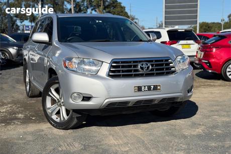 Silver 2008 Toyota Kluger Wagon Grande (Fwd)