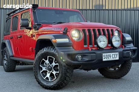 Red 2019 Jeep Wrangler Unlimited Hardtop Rubicon (4X4)